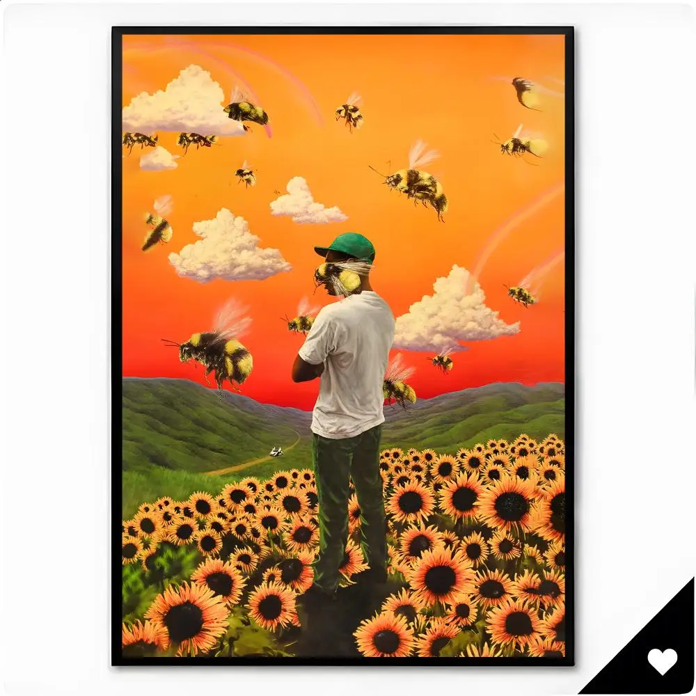 Singer Hiphop Tyler The Creator Poster Wall Art Painting for Living Room Interior Decor and Gift Options