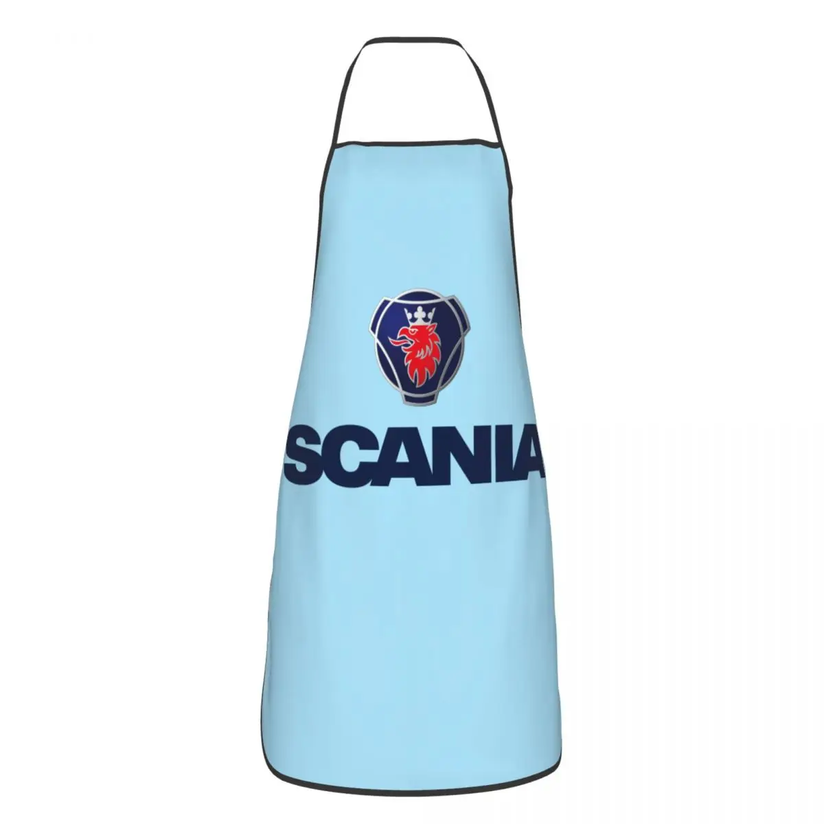 Unisex Sweden Truck Saabs Scanias Bib Apron Adult Women Men Chef Tablier Cuisine for Cooking Kitchen Car Club Baking