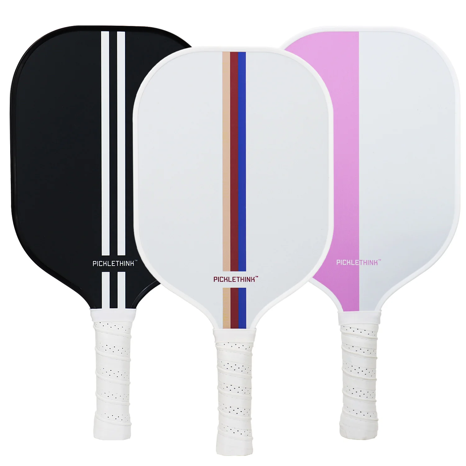 New Picklethink Pickleball Paddle Carbon Fiber Lightweight Thermoforming Tech Pickleball Paddles with Cover Bag