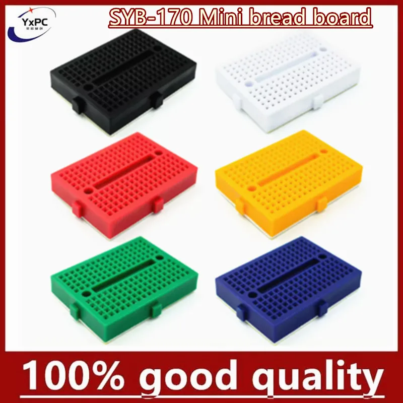 

5PCS SYB-170 Mini Solderless Prototype Breadboard 170 Tie-points PCB Test Board Portable bread board