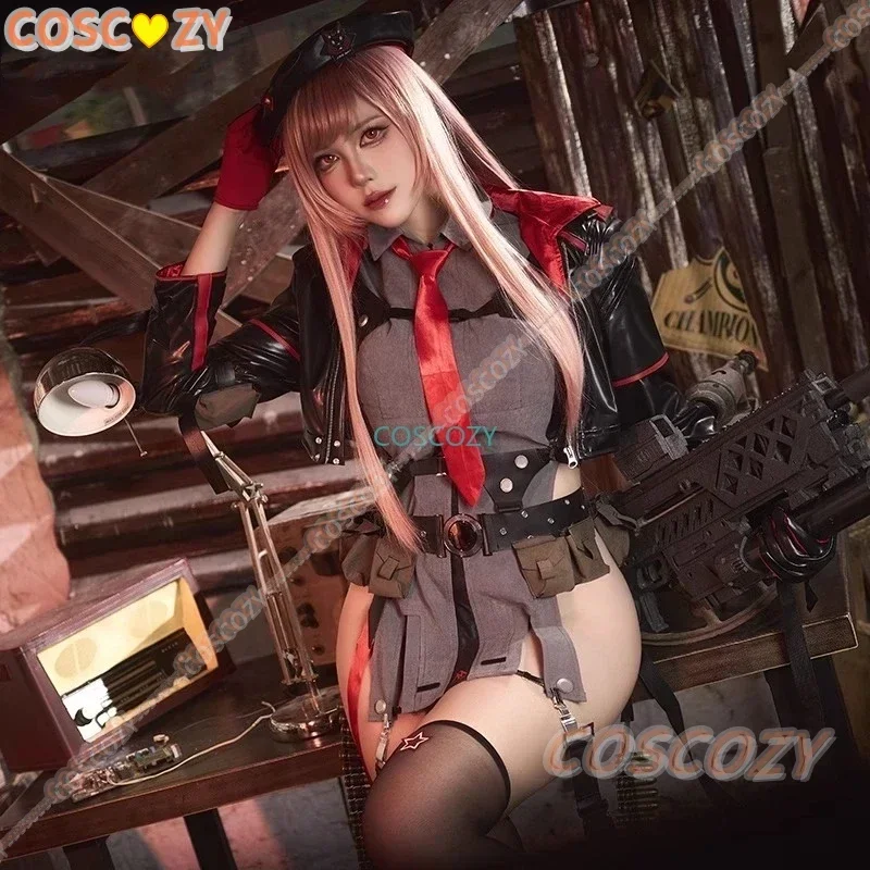 Traje de Cosplay de diosa de la victoria Rapi para mujer, traje de pistola de Anime Rapi, peluca negra, accesorios de fiesta de Halloween, juego NIKKE