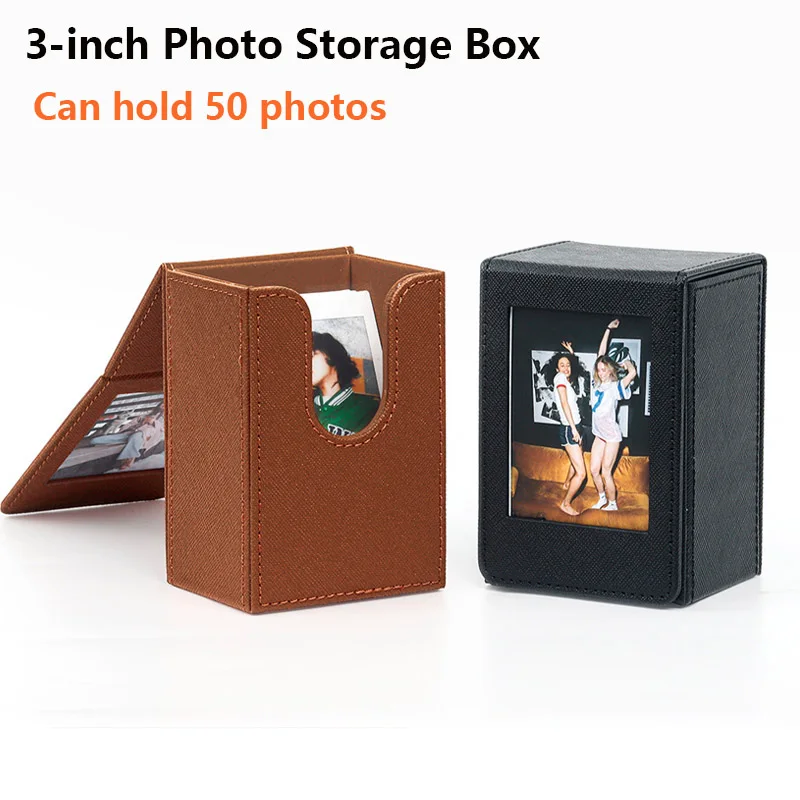 3 Inch Photo Storage Box Mini Film Frame For Fujifilm Instax Mini Liplay 40 Evo 12 11 9 90 Instax Film Box Instax Film Cameras