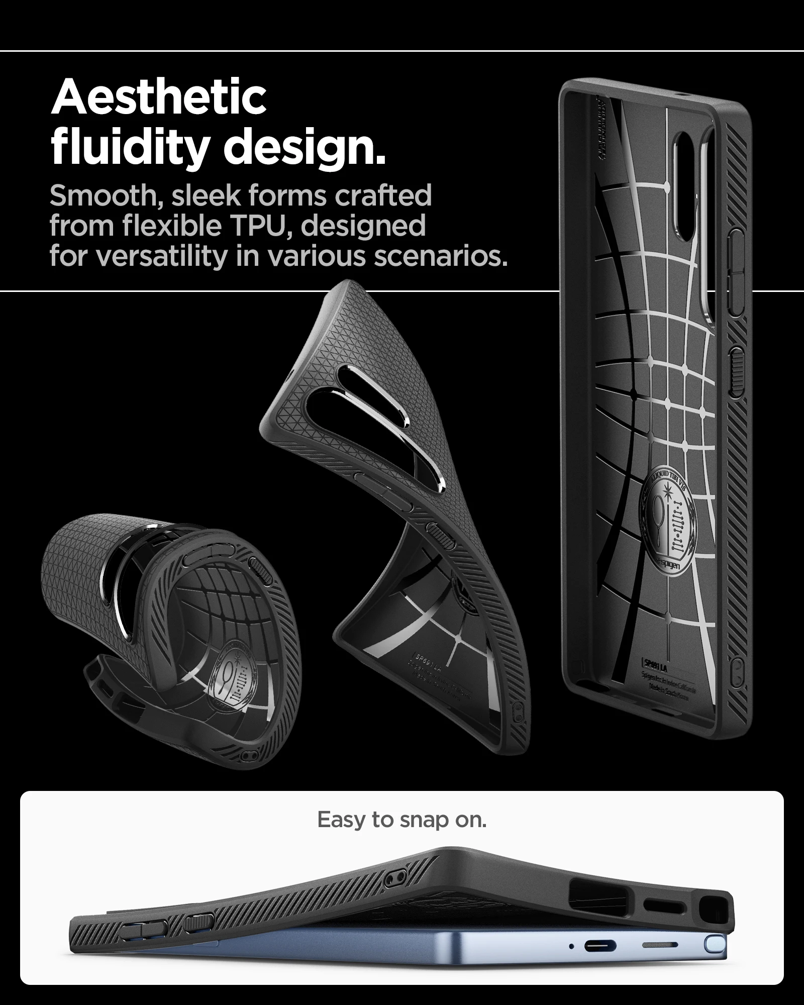Etui Spigen Liquid Air do Samsung Galaxy S26 Ultra / S26 Plus / S26 / S25 Ultra / S25 Plus / S25 — zdjęcie produktu 4