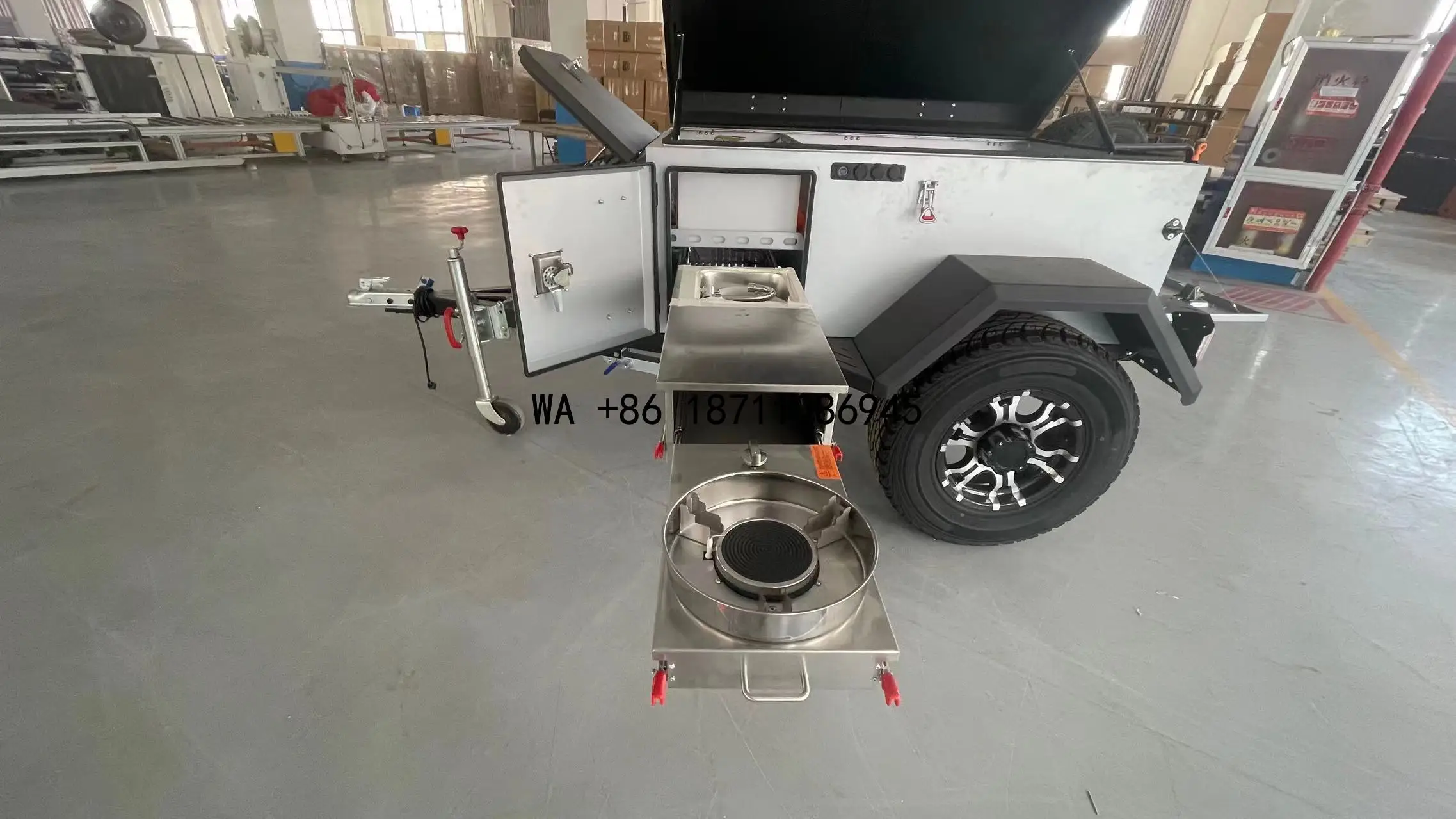 AIWEITE Camping off Road Campers Small Rv caravan Mobile Travel Trailer Camper Trailers Australian Standard camping trailer