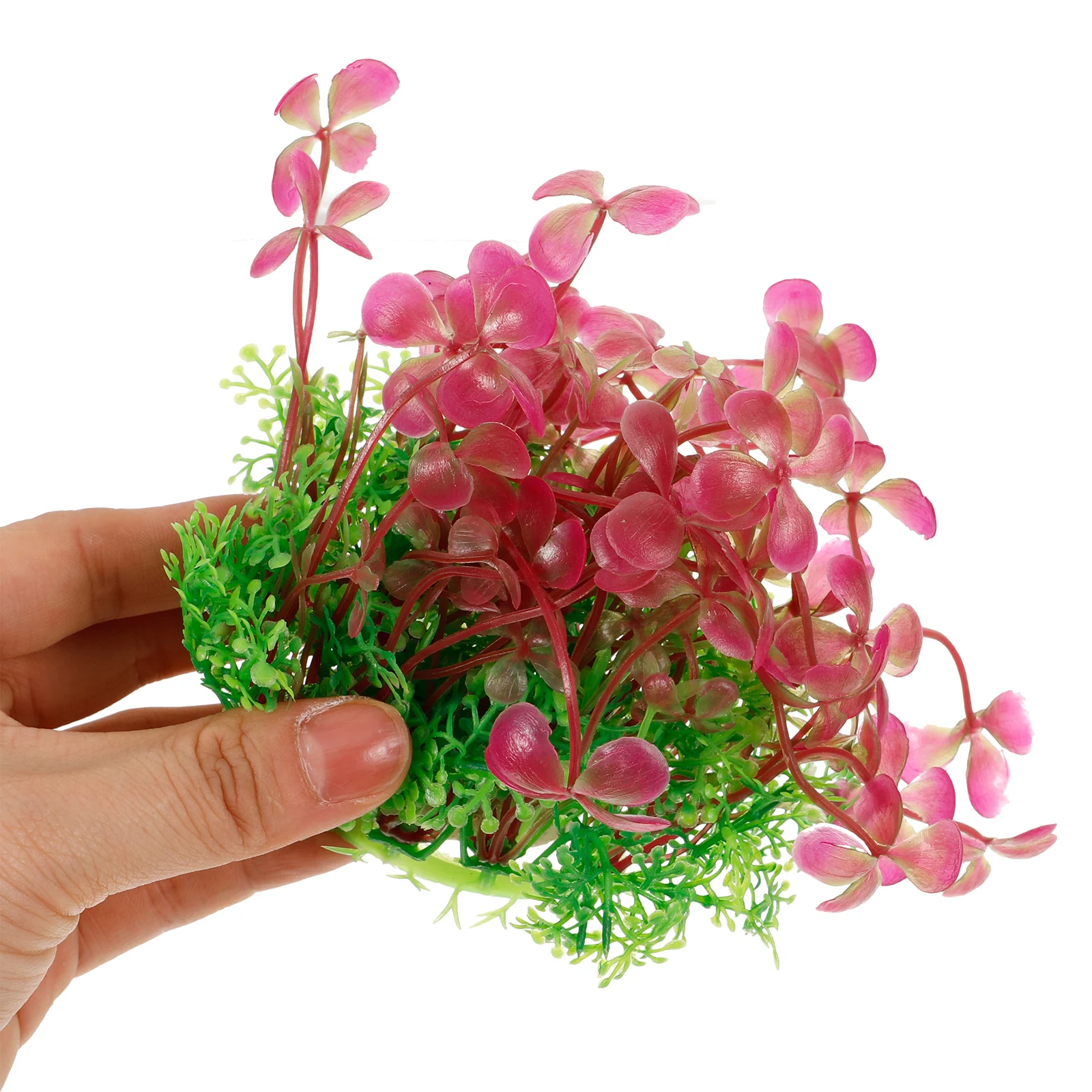 

Four Leaf Clover Decor Artificial Aquatic Plants For Fish Tank Realistic Aquarium Plant Decorations Plastic Fish Tank