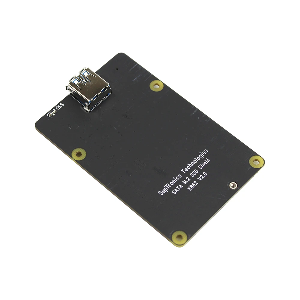 Imagem -02 - Placa de Expansão de Armazenamento Ssd Sata Raspberry pi Modelo b X862 V2.0 2280 X862 Ssd Shield