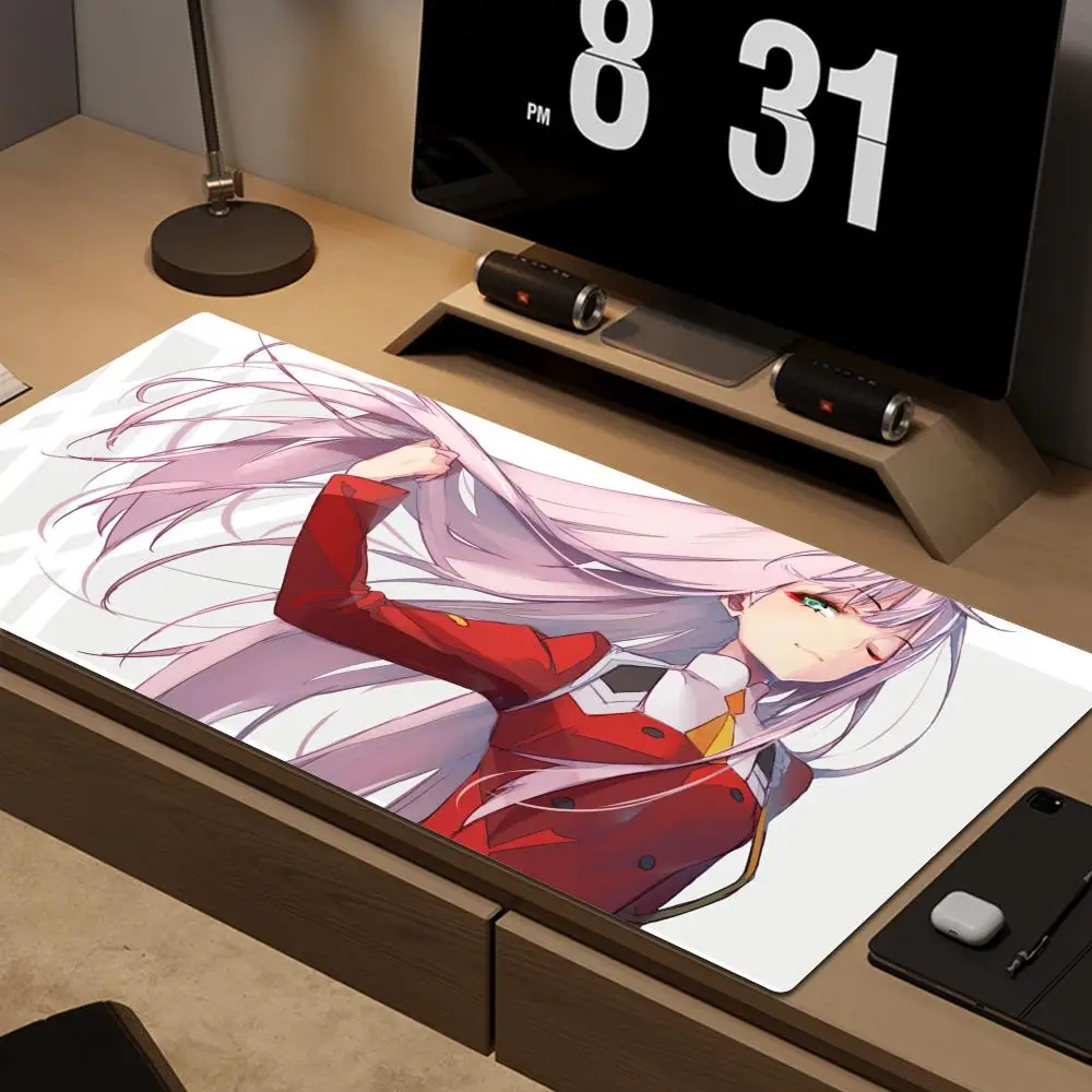 Anime Zero Two Darling in the Franxx Mouse Pad Gaming XL Large New Mousepad XXL keyboard pad Carpet Soft Non-Slip PC Mouse Mats