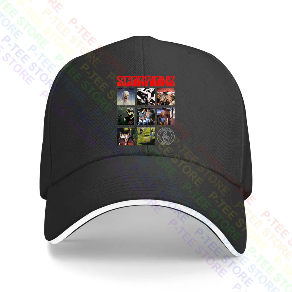 Scorpions Album Covers Out First Sting Lovedrive Baseball Cap Snapback Caps Knitted Bucket Hat