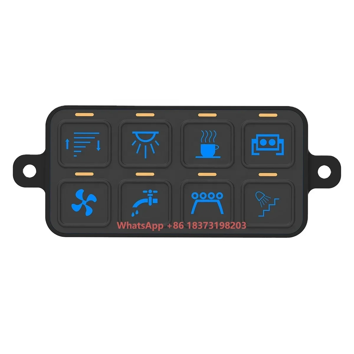 

12V DC Blue-tooth Universal Switch Controller Panel Waterproof 8 Gane LED Panel Switch Control Auto Relay System New Car Relay