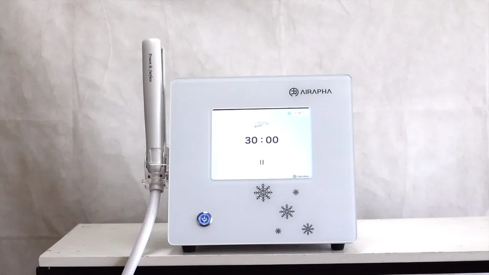 Mesin Penata Rambut Perawatan Besi Perangkat Tertutup Es Rambut Genggam Portabel untuk Salon Perawatan Rambut Beauty Pro Spa