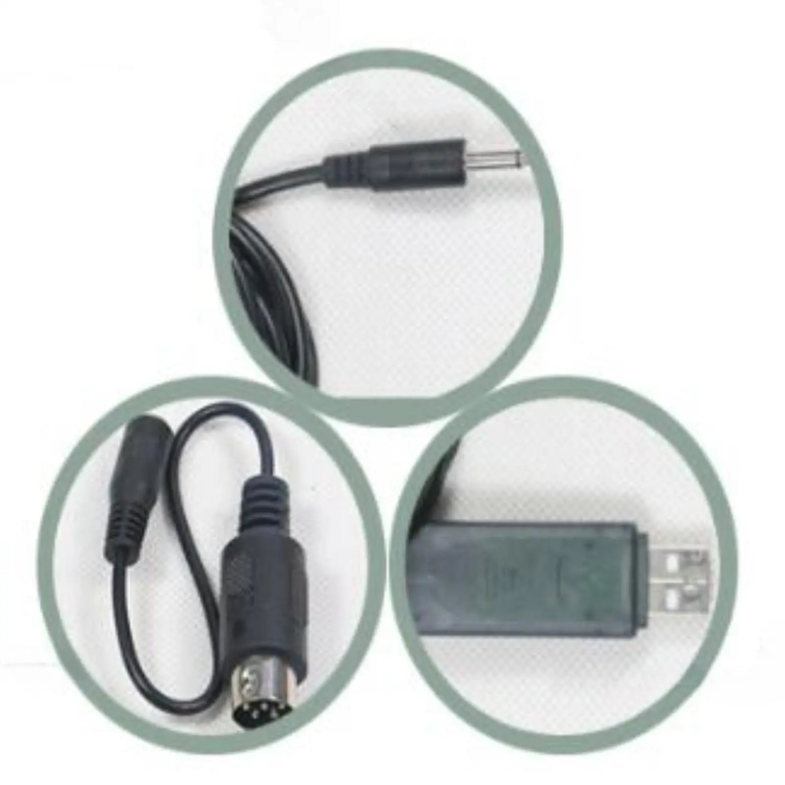 

3x USB Simulator Cable RC Parts 4-8 Channel ppm Signal Transmitter to Computer Simulator Software Sturdy Simulator Adapter Cable