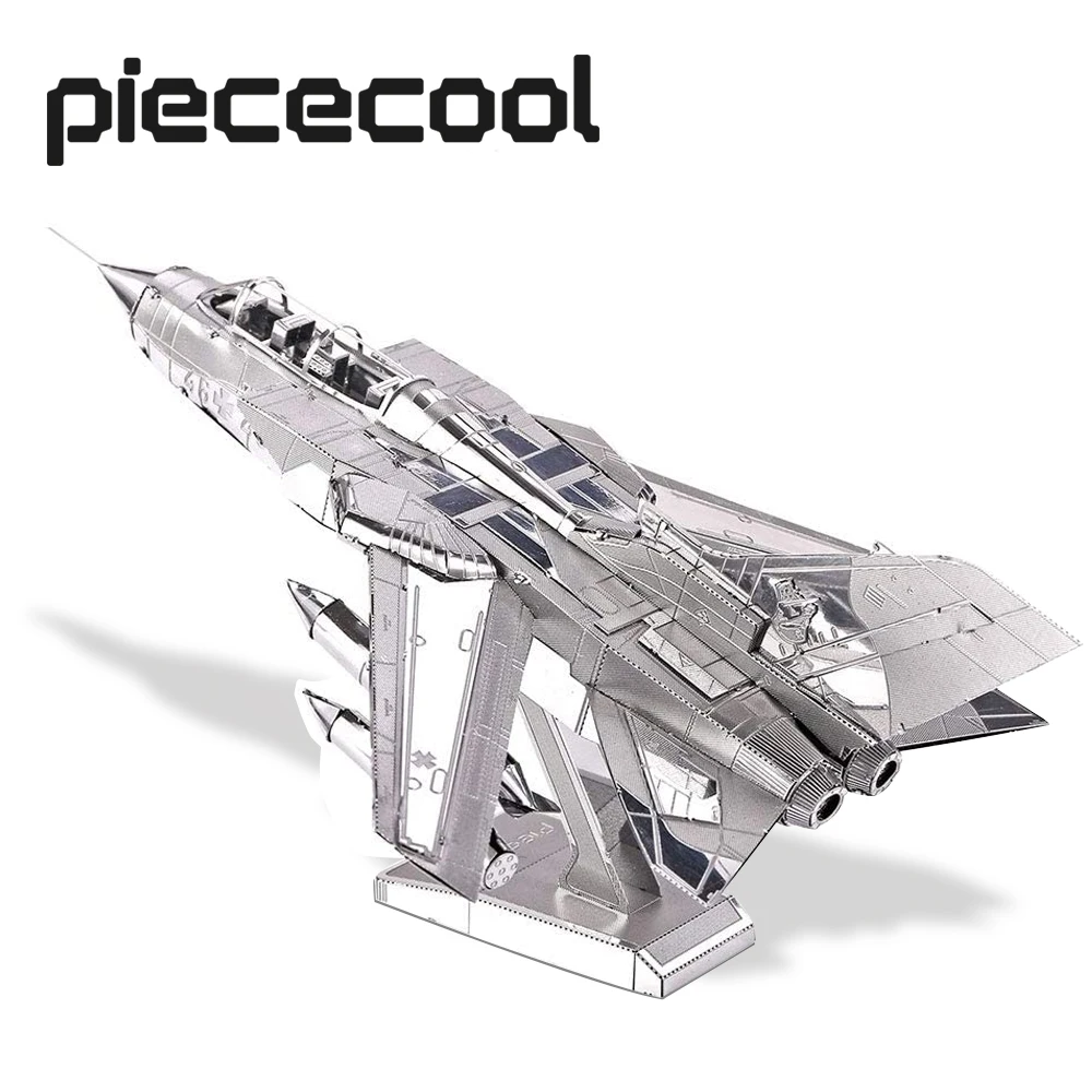 

Piececool 3D Metal Puzzles Tornado Fighter Jetst Model Building Kits for Adult DIY Teens Creative Toys