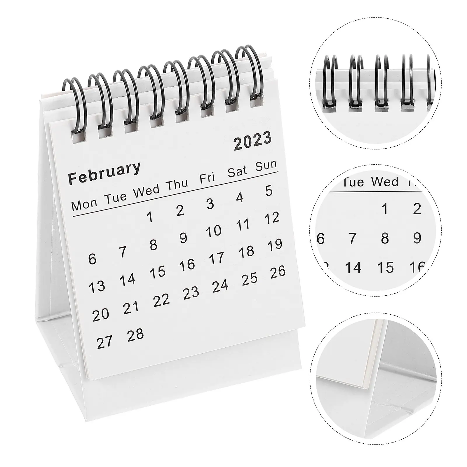 

Mini Desk Paper Calendar 2023 Coil Calendar Planner for Home Office Monthly Schedule Planning Year of The Rabbit