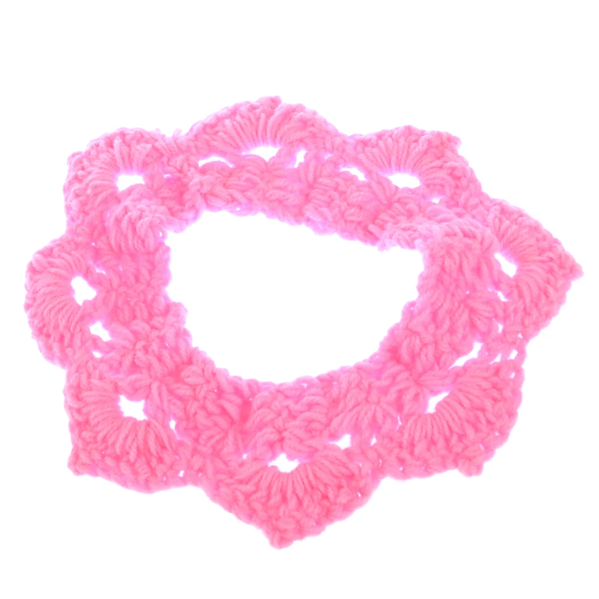 

Pink Handmade Crochet Newborn Crown Hat 34-40Cm Suitable for 0-6 Month Infants Comfortable Breathable Photo Shoot Party Gift