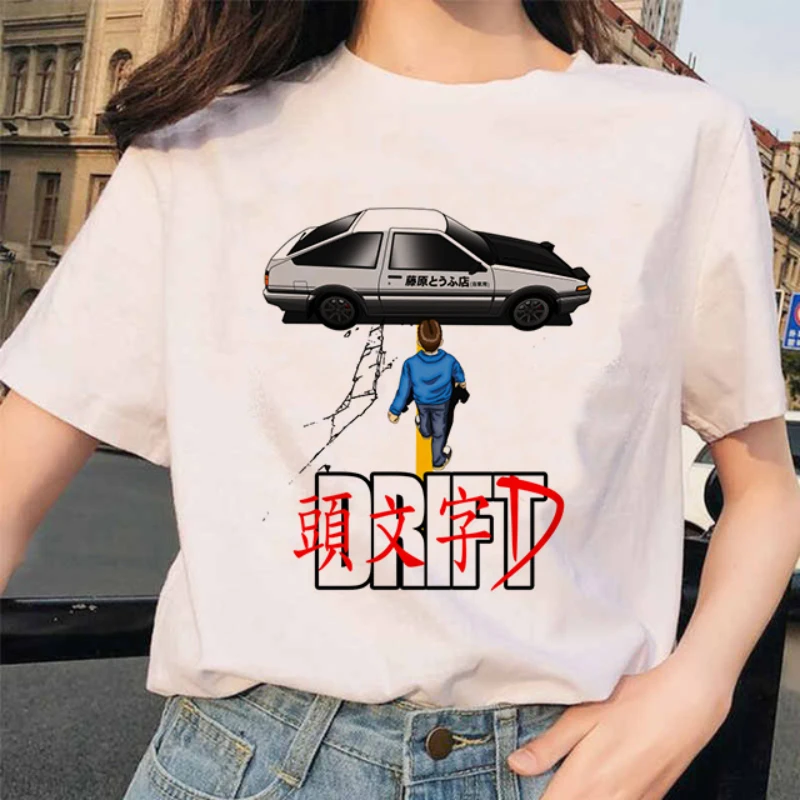 Hot Funny Japanese Anime Cartoon Kawaii Graphic for Women Harajuku Summer Casual Round Neck Short Sleeve Tops Tees Unisex