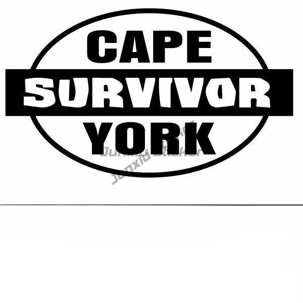 CAPE YORK SURVIVOR sticker decal 4X4, Ute , 4WD , Car sticker bumper sticker Scratch-Proof Sunscreen