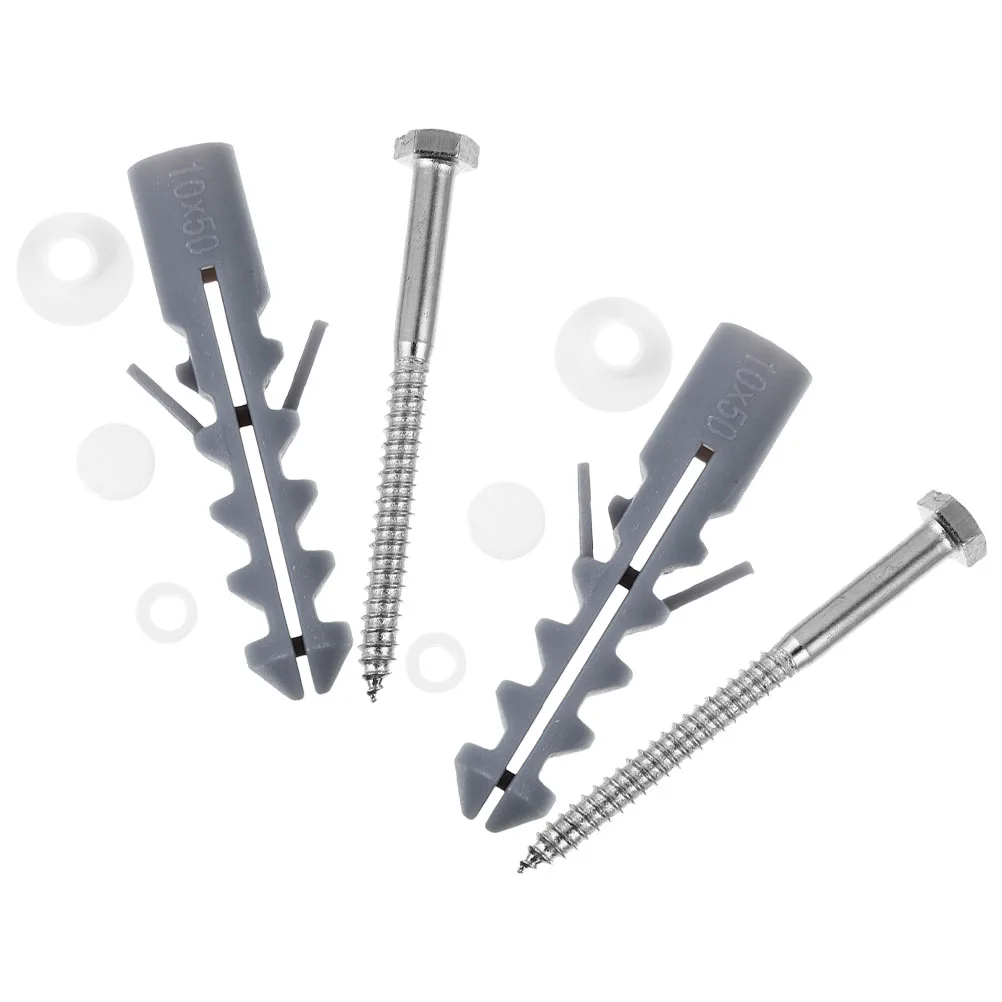 

2 Sets Toilet Seat Replacement Screws Sturdy Installation Waterproof Design Quick Assembly Mounting Hardware Kit Bolts Nuts