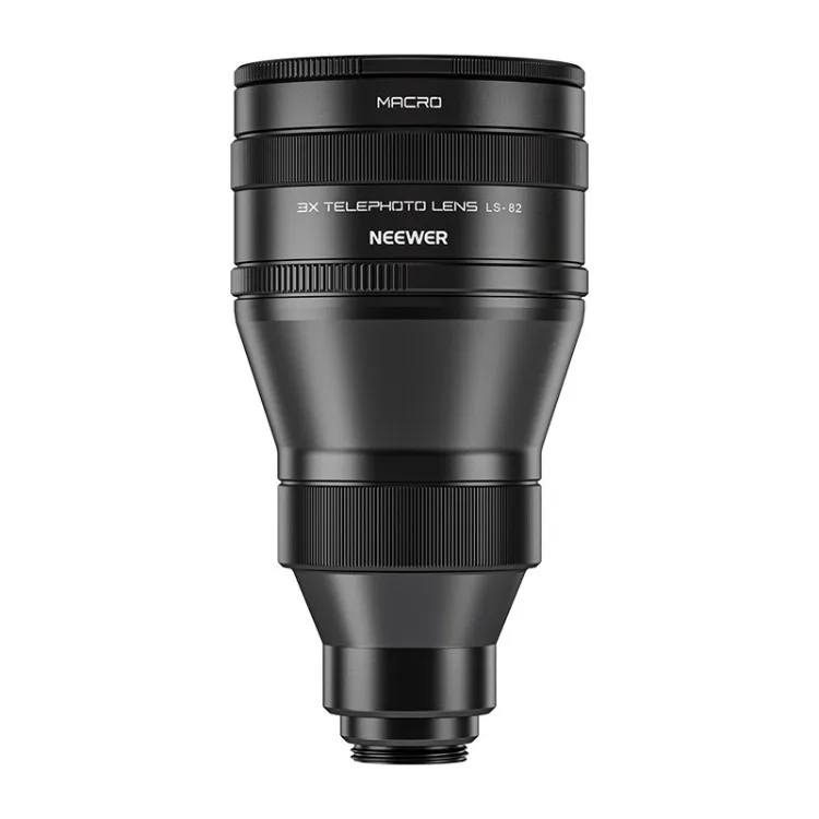 3X Telephoto Lens LS-82 Mobile Phone External Zoom Camera Lens Macro Photography Concert Shooting Accessory