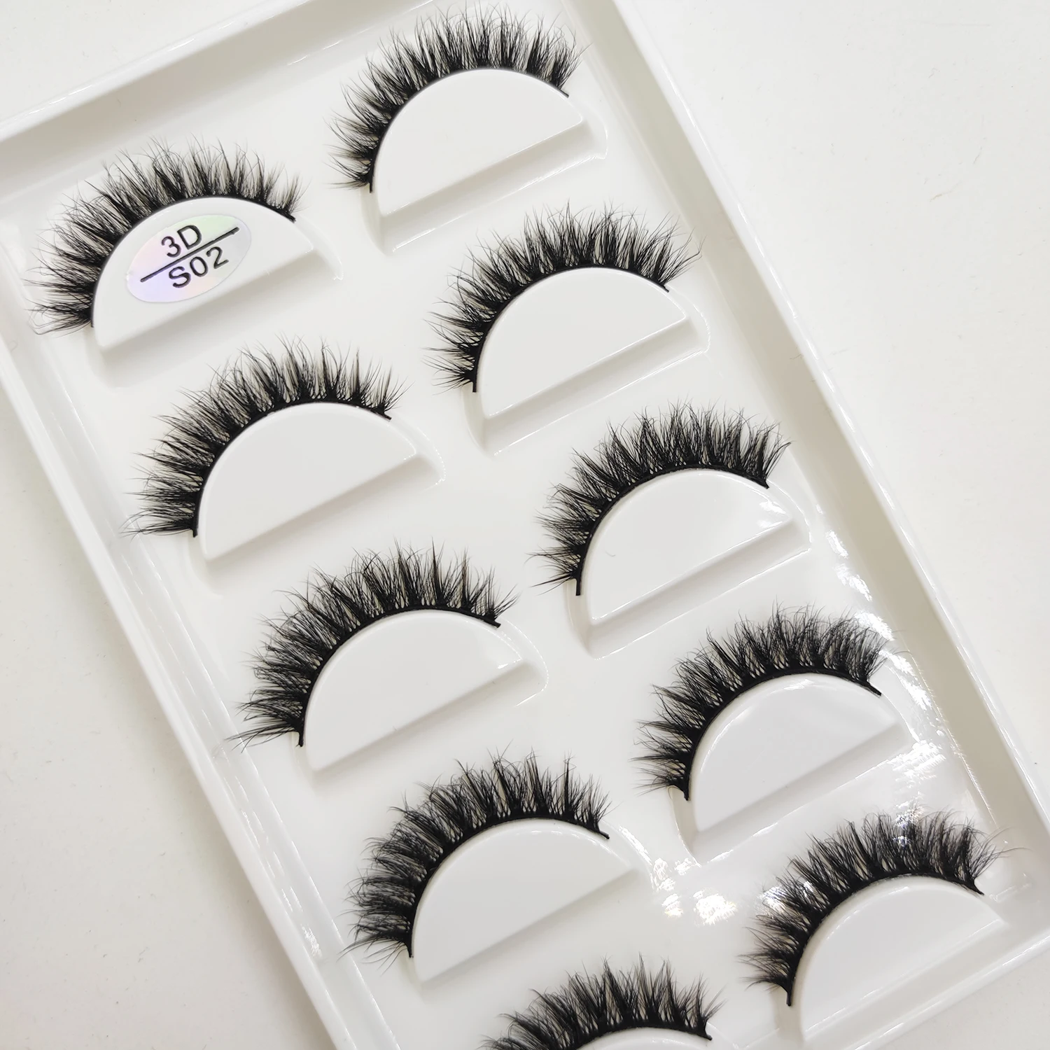 16 Style 5 0/100 Pairs Thick Eyelashes Natural False Eye Mink Lashes Soft Fake Eyelash Wispy Makeup Faux Cils Maquiagem