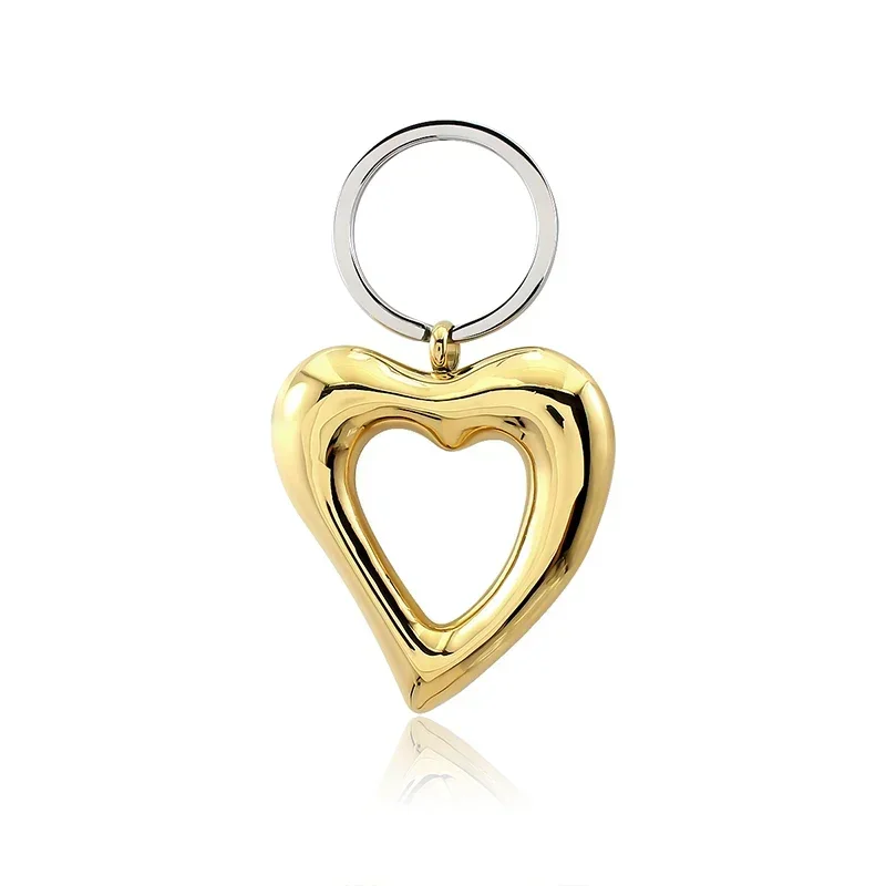 أقراط متدلية مجوفة من الفولاذ المقاوم للصدأ 316L ، حب على شكل قلب ، مطلية بالذهب ، مجوهرات مقاومة للماء ، أنيقة ، عالية الجودة ، جديدة