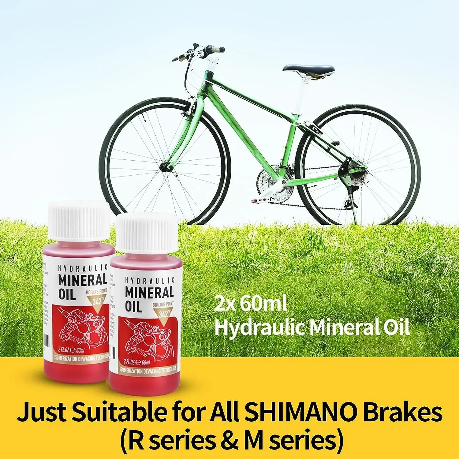 Bicycle Brake Mineral Oil 60ML Bike Hydraulic Disc Brake Oil Bleed Kit For Mountain Shimano Bike Series Brake Repair Tools view 4