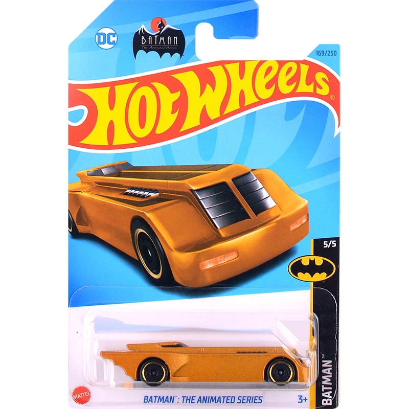 Hot Wheels DC Batman A Série Animada Batman & Robin Batmobile 1/64 Diecast Veículo Modelo de Carro Brinquedo para Meninos Presente C4982