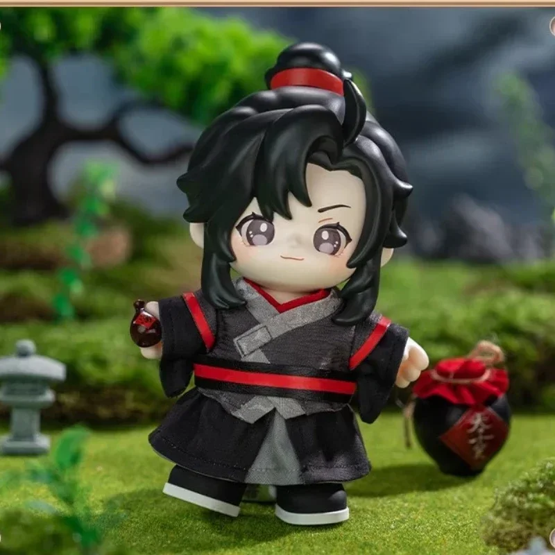 Mo Dao Zu Shi Wei Wuxian Lan Wangji Anime Figurion Minidoll Cartoon Model Animation Collectiable Decor Child Gifts Dolls Toys