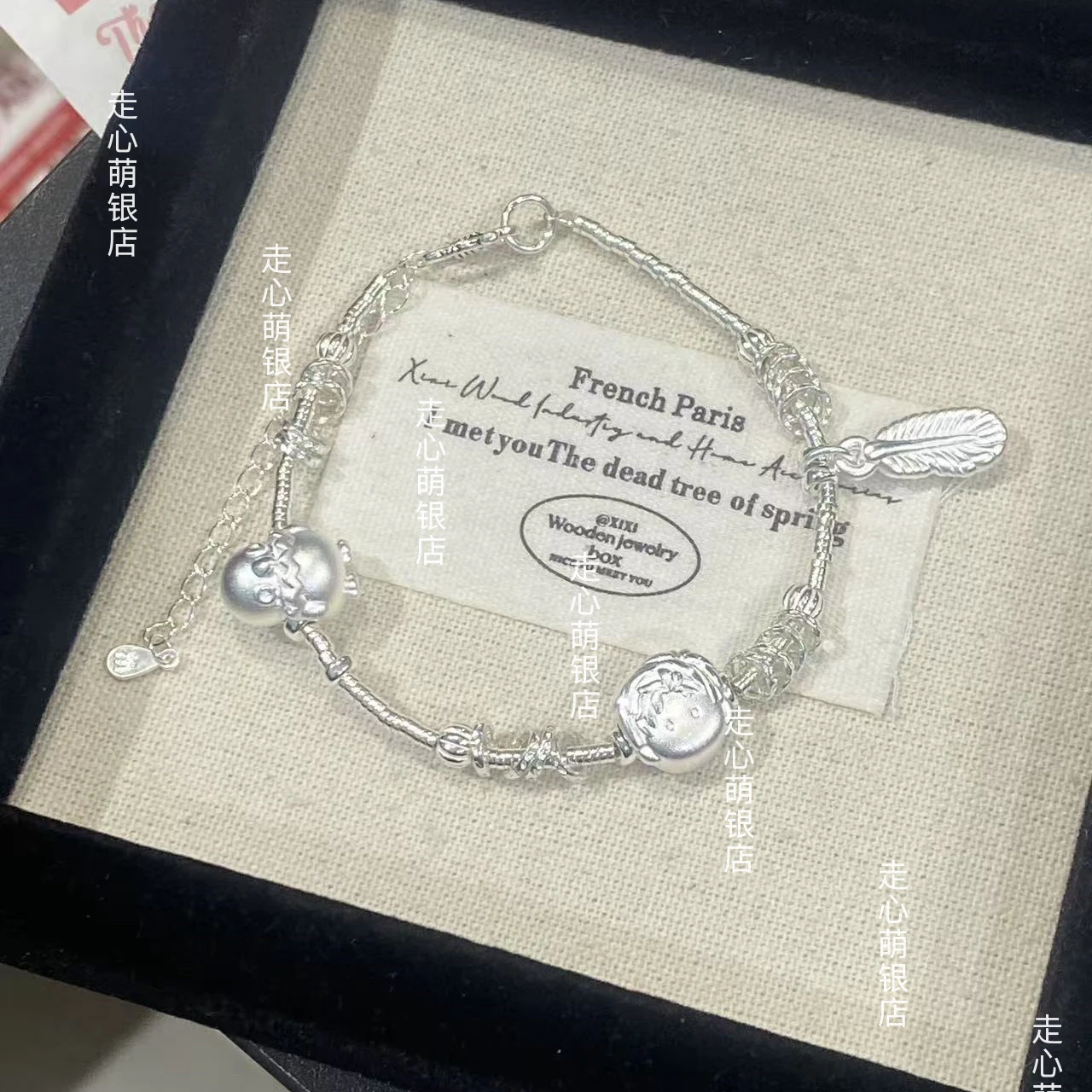 الحب والفضاء العميق S999 فضة سوار كزيفير زين رافاييل سيلوس رائعة أنيمي غرامة تأثيري مجوهرات هدية قابل للتعديل