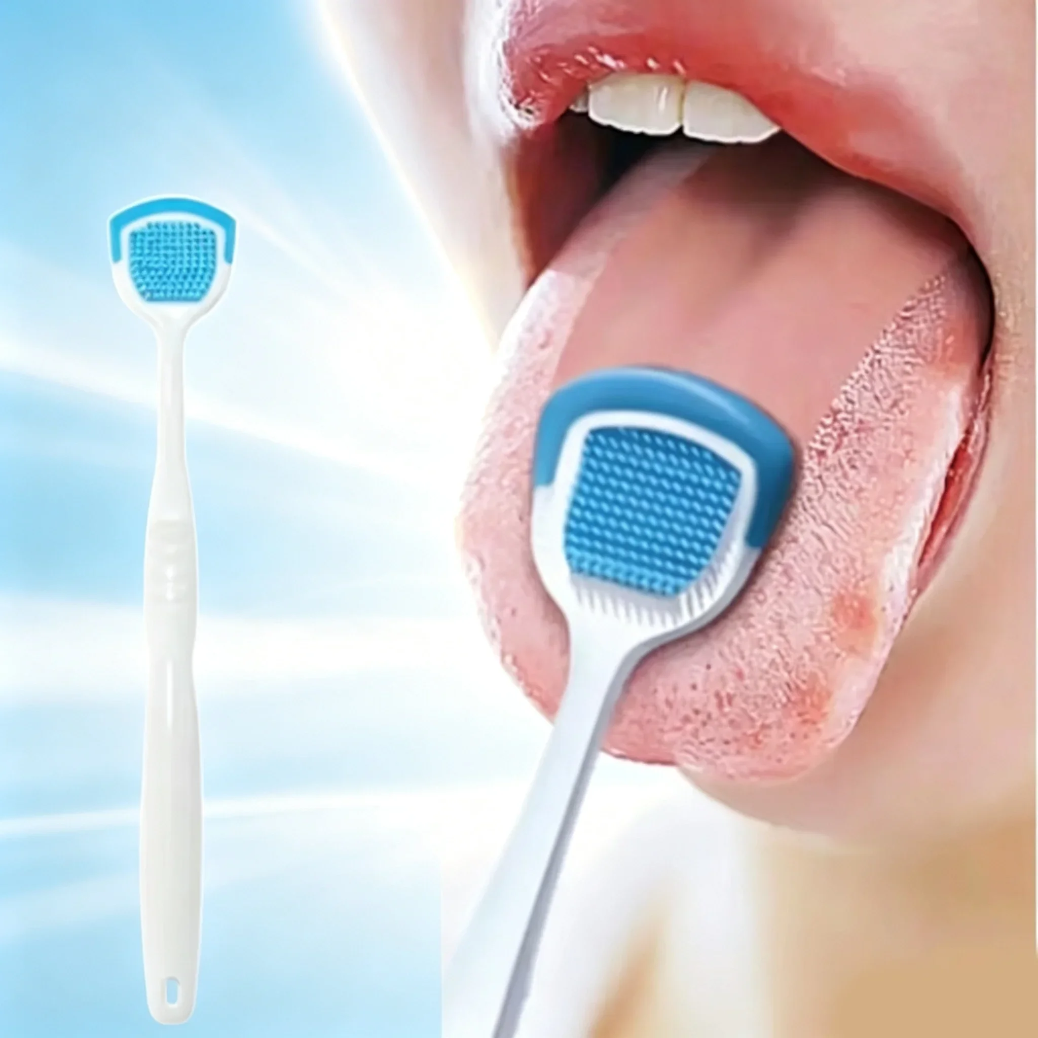 Tongue Cleaners 1Pc Tongue Scraper, Reduce Bad Breath For Oral Care,Tongue Cleaning Tools For Adults
