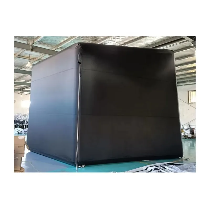 2027  Outdoor Portable Airtight Inflatable Golf Practice Cage Waterproof PVC Vinyl Material Customizable Color Screen for Golf