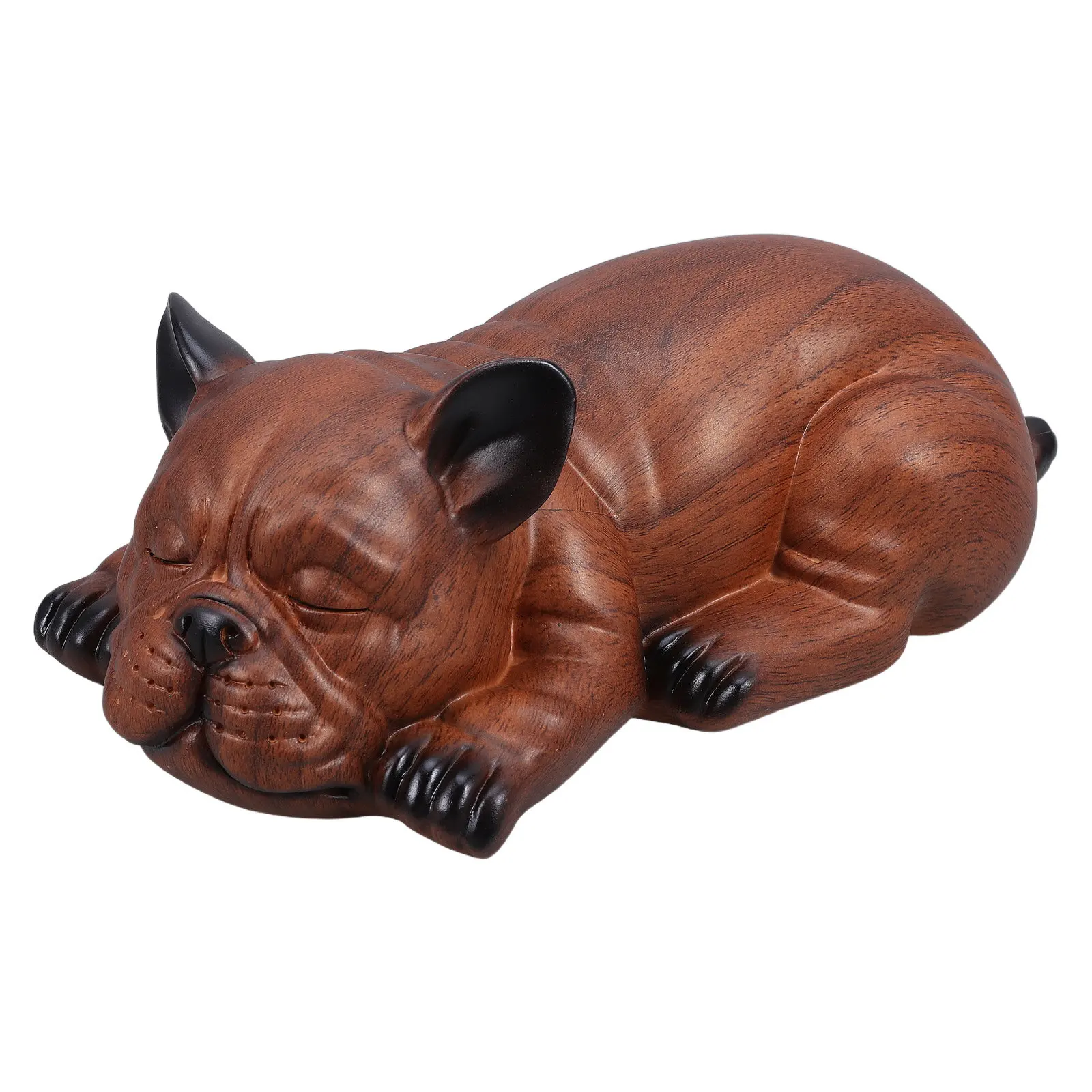 Dog Ashes Memorial Urn Resin Sleeping Puppy Statue 10x5.1x3.5 Cremation Urn Keepsake Box Pet Owner Memory Bereavement Gift