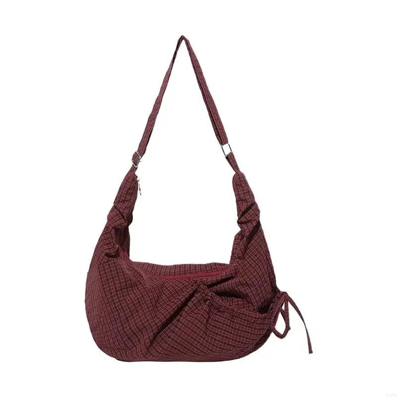 

Холщовая сумка через плечо, несколько способов переноски для женской моды