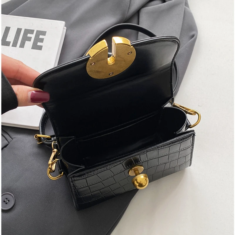 Borsa moda donna borsa a tracolla borsa piccola borsa quadrata semplice borsa a tracolla tutto-fiammifero tendenza cosmetici borsa per telefono borsa ascellare