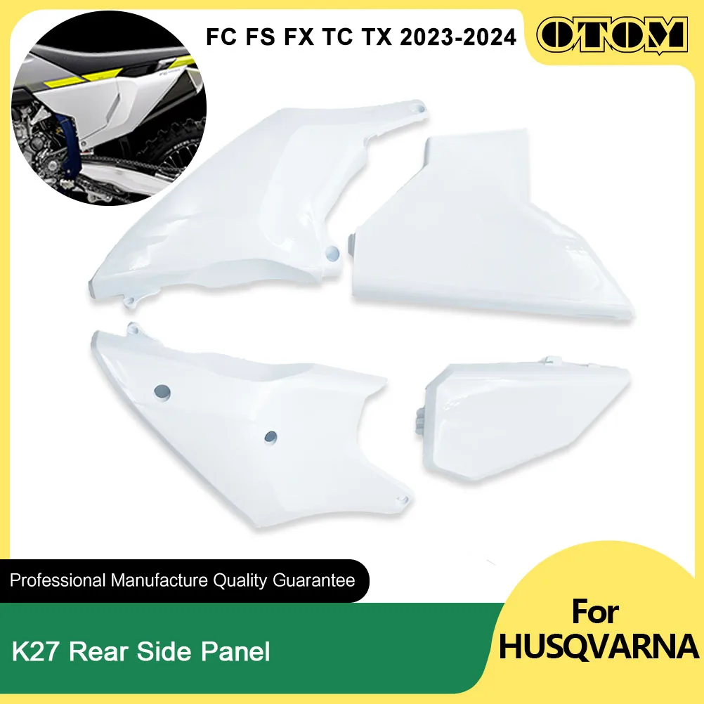 

OTOM 2023-2024 Motorcycle Rear Side Panel Air Box Filter Guard Left Right Protector Fairing Cover For HUSQVARNA FC FS FX TC TX
