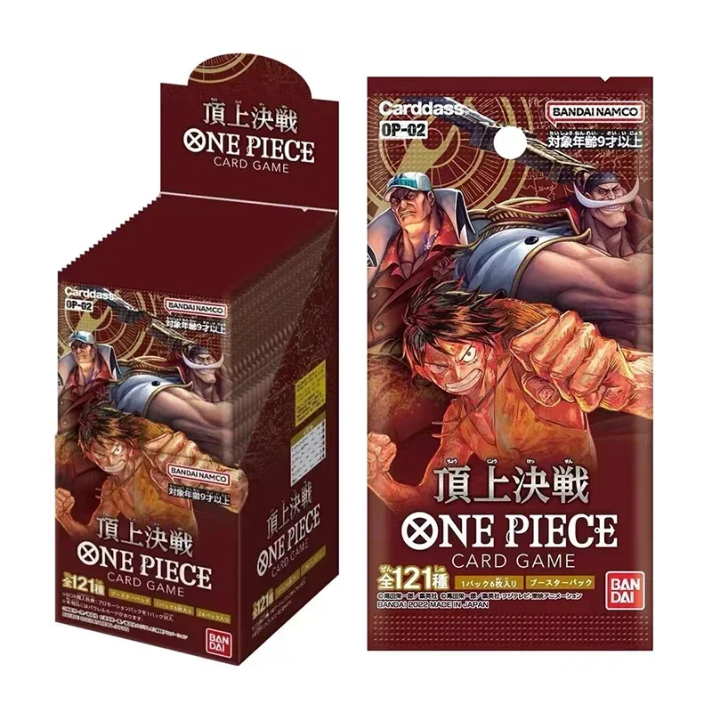 Bandai Originales One Piece Collection Cards OP06 Zoro&Sanji Trading Box Card OP05 Luffy Rare Cards In Japanese Collector Gift