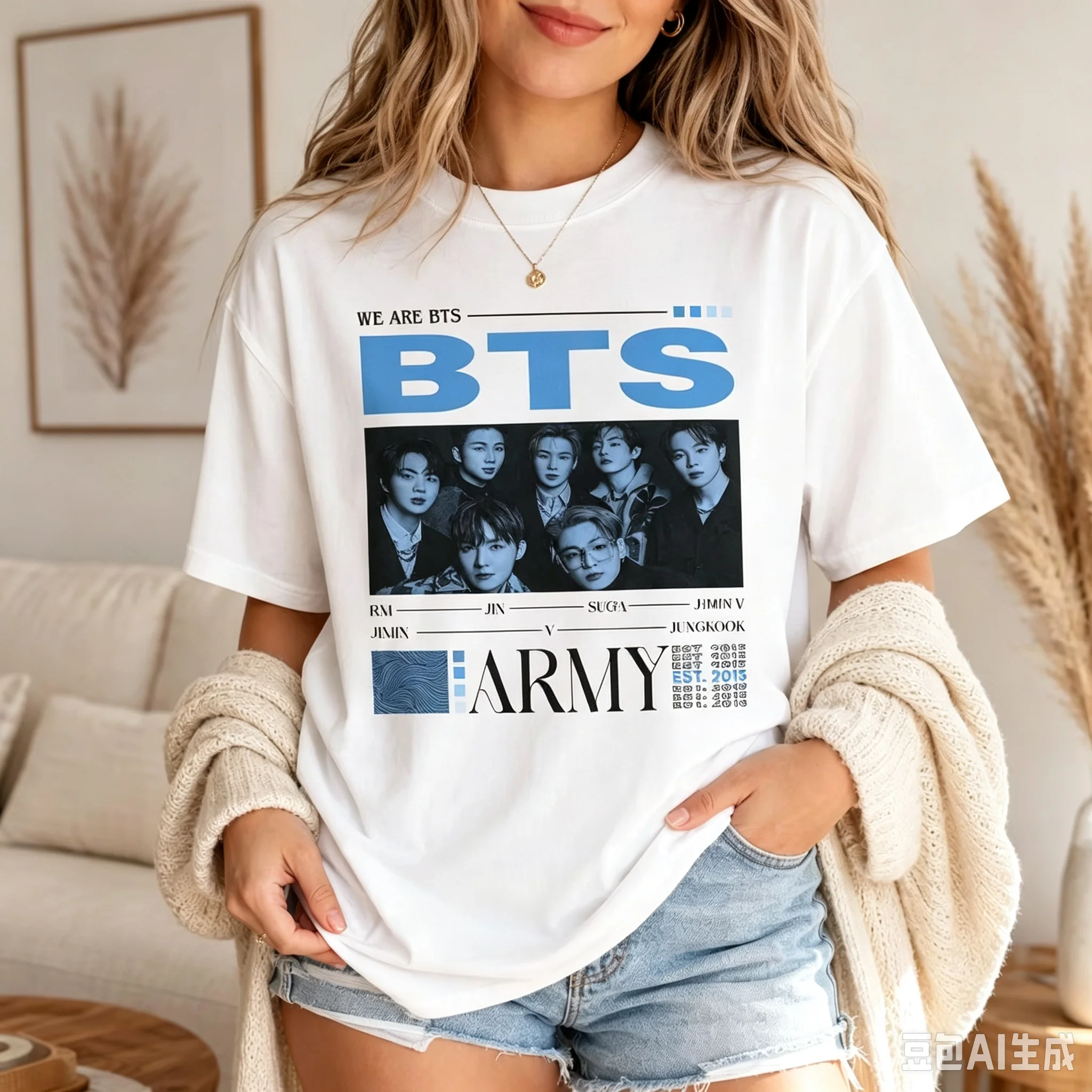 Camiseta Gráfica BTS Arirang 2 - Men'S Fashion Outfits avaliação e preço