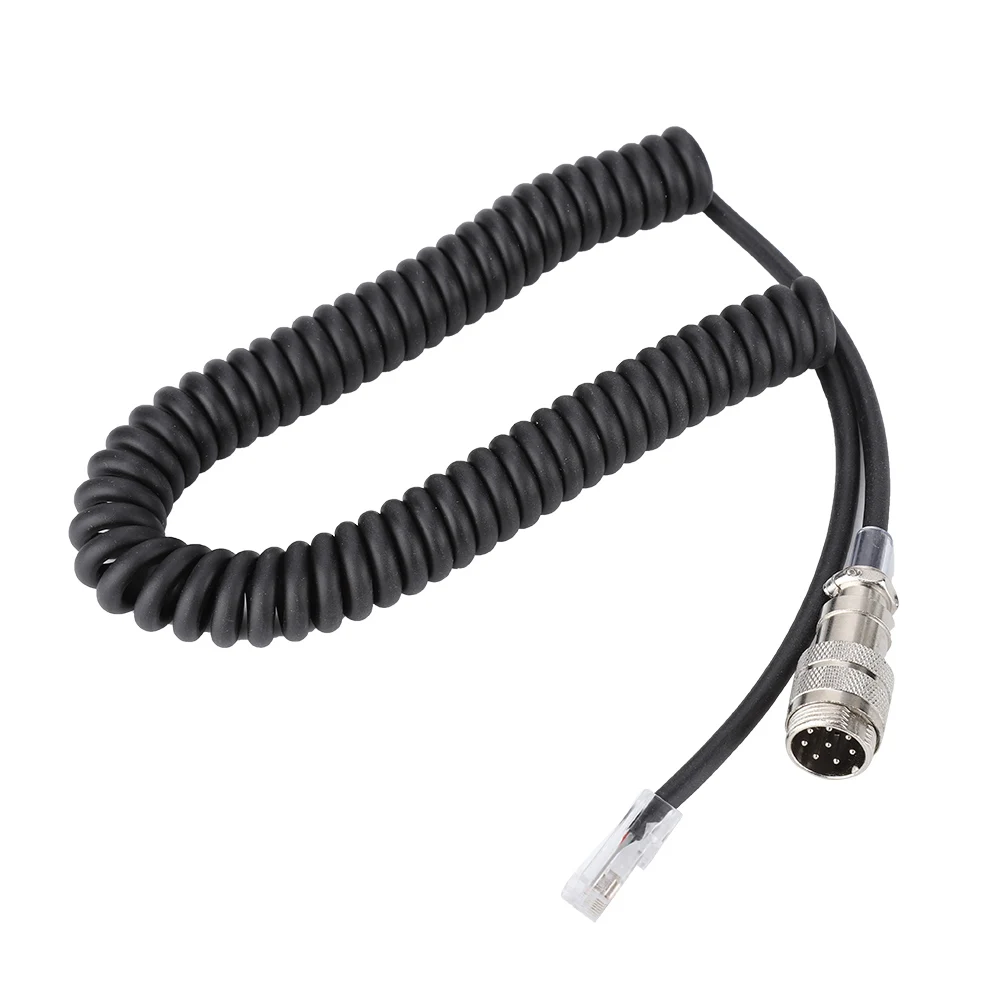 Portable 8pin to RJ-45 Modular Microphone Converter Adapter Cable For Yaesu FT-450D FT-897D FT-991 FT-891 Microphone Accessories