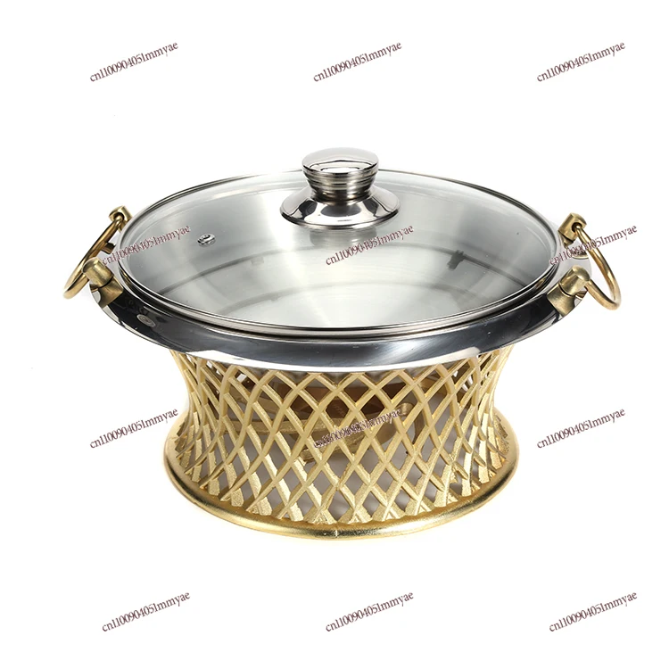 

Commercial Aluminum Alloy Alcohol Furnace Thickened Dry Pot