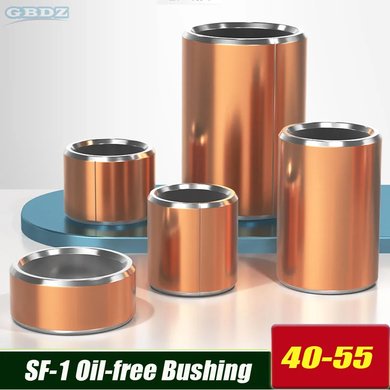 

1PCS Inner 40 45 50 55mm SF-1 Oil-free Bushing Self-lubricating Copper Bushing Guide Bushing LFB Composite Bearing