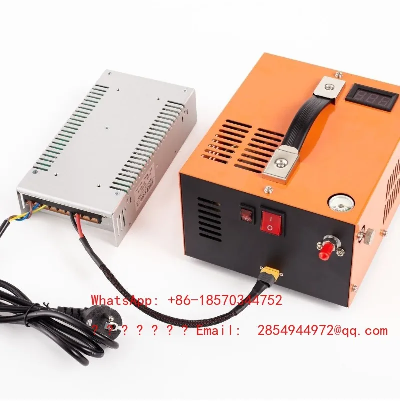 12V Electric High Pressure Air Machine 30mpa Household Air Pump Diving Breathing 4500 High Pressure Air Pump