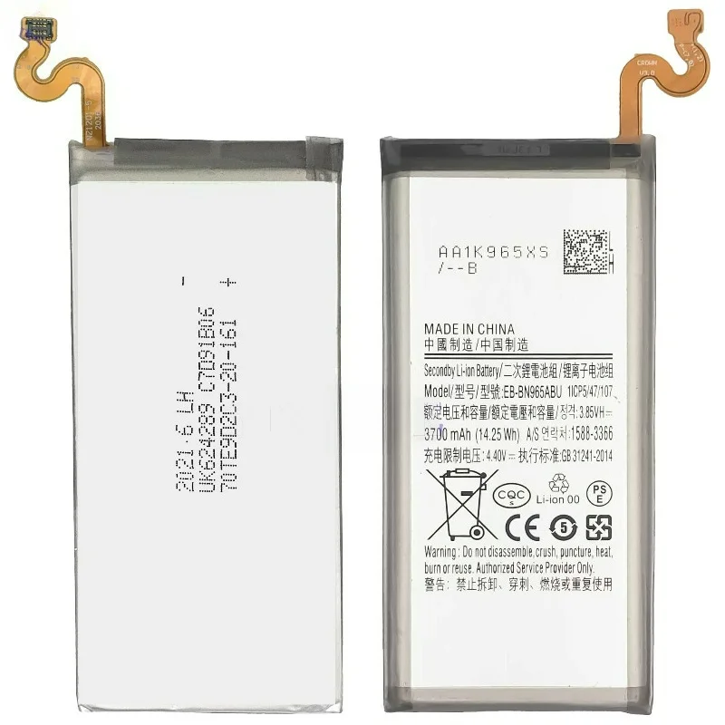 EB-BN965ABU High Quality Battery 3.8V 4000mAh For Samsung Galaxy Note 9 Mobile Phone Replacement Battery