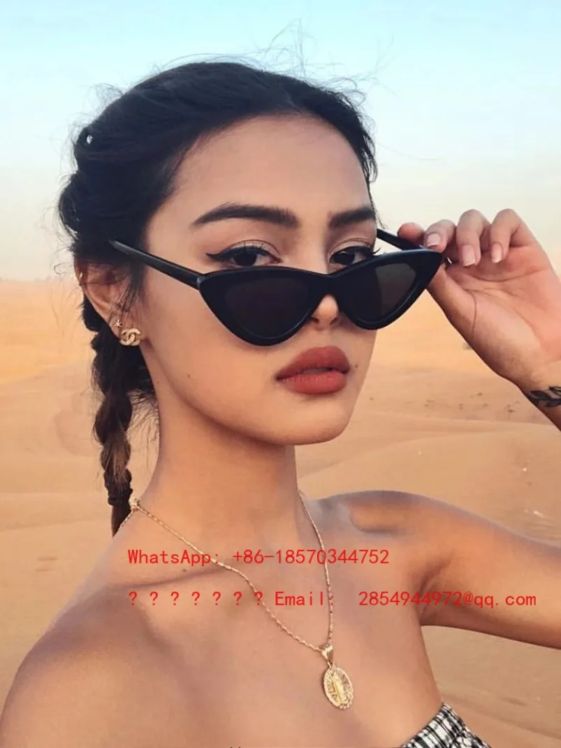 2026     Triangle Cat Eye Sunglasses Sunglasses