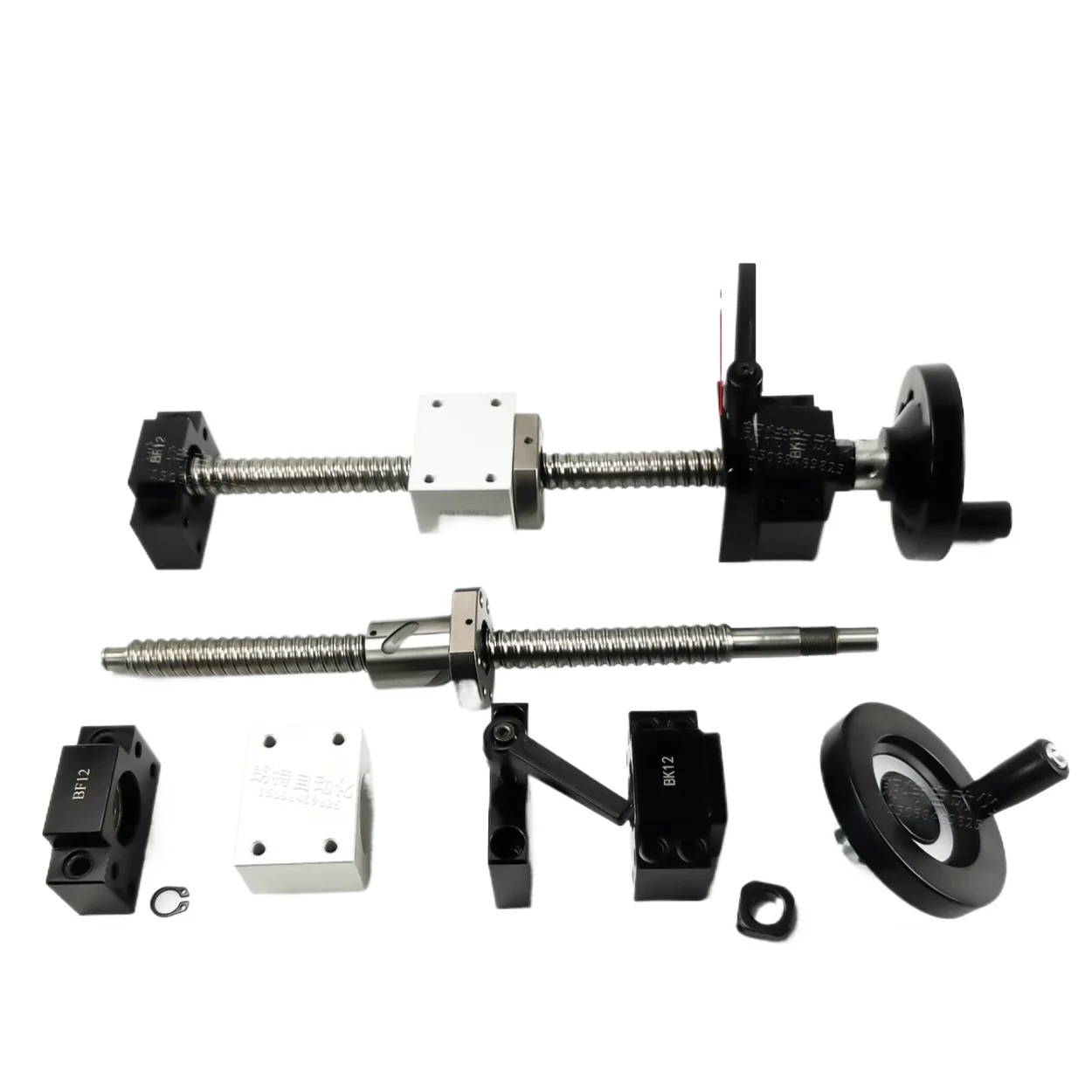 Ball screw self-locking block 1204 hand crank 2005 locking anti-rotation fixing bracket seat 1605 locking limit block