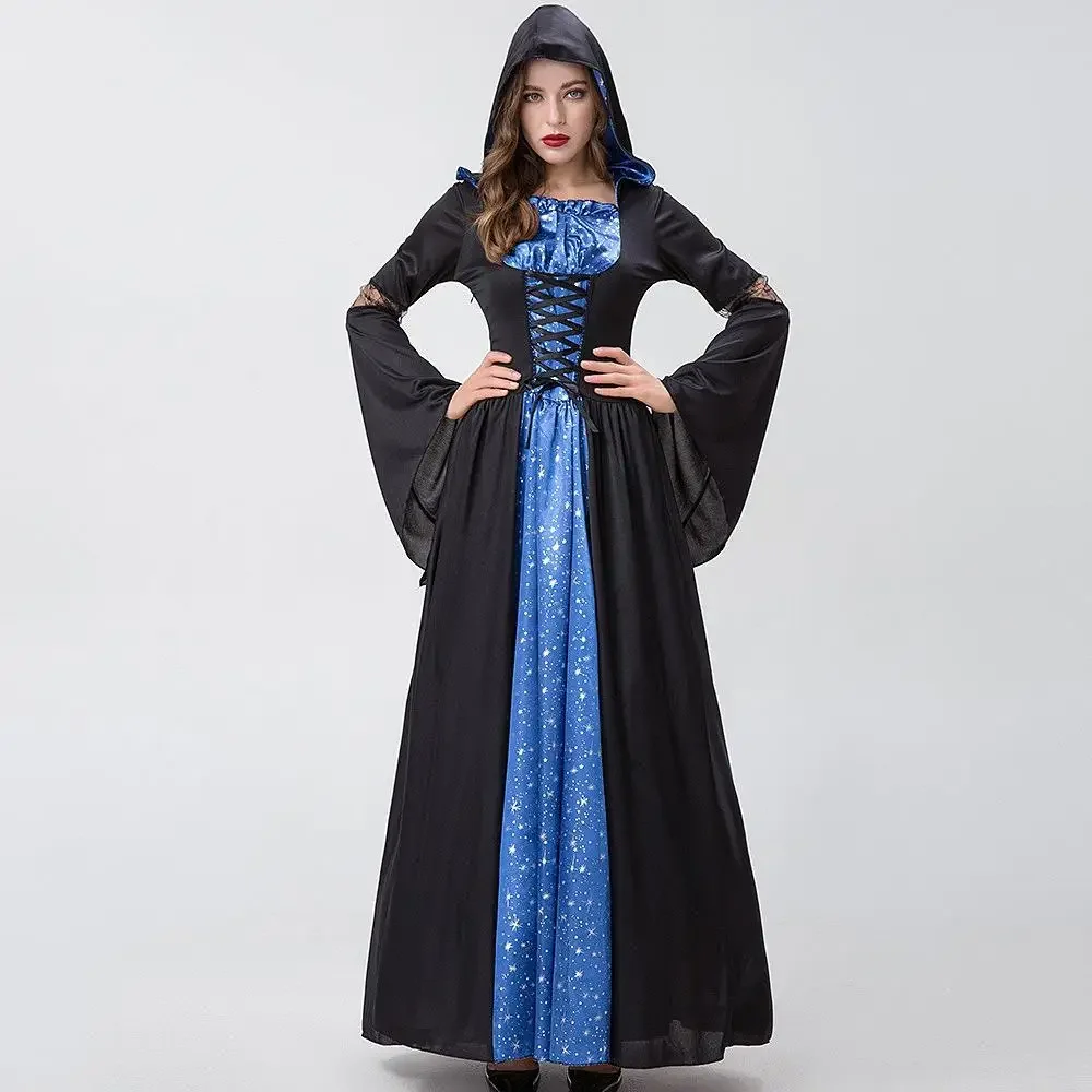 

Halloween Adult Vampire Robe Dress Cosplay Costume