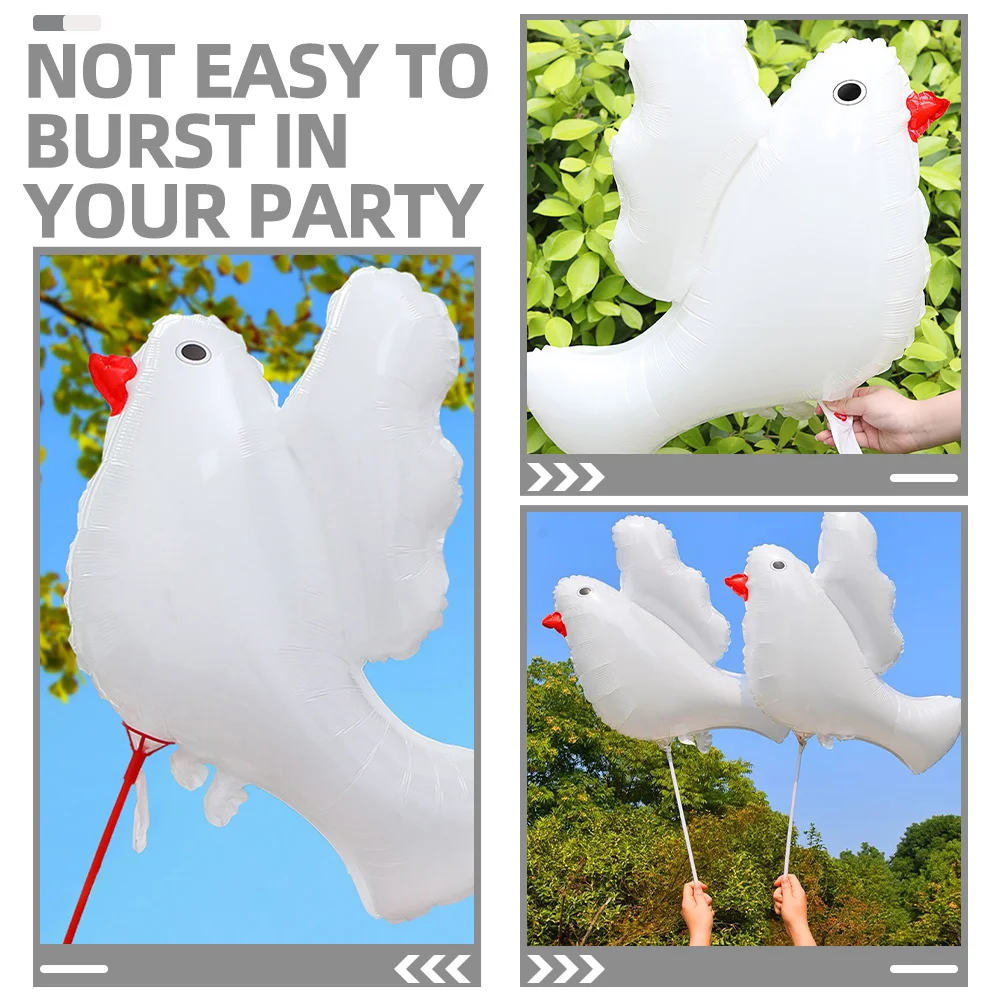 

10Pcs Long-Lasting Dove Design Balloons Party Favors Wedding Birthday Decoration Balloons Party Decorative Props