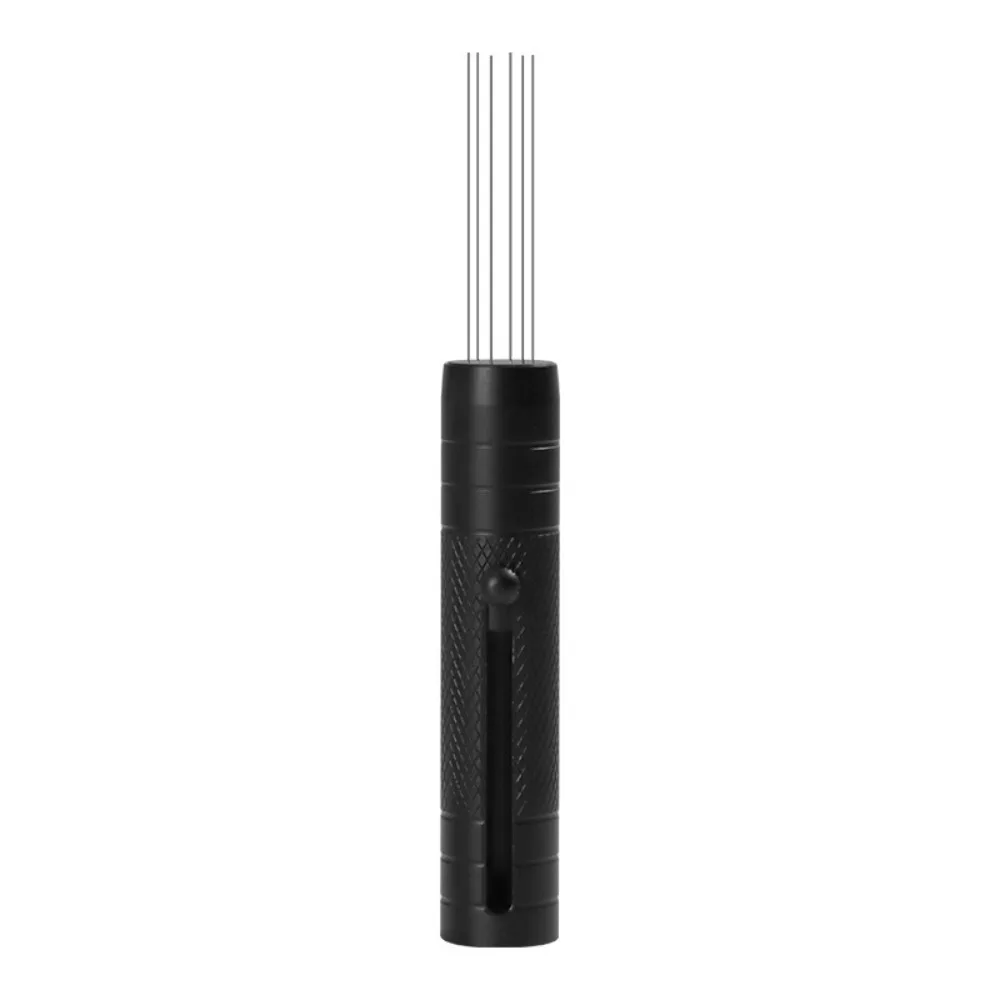 

Stainless Steel Espresso Stirring Needle 6 Pin Telescopic Magnetic Needle Tamper Coffee Stirrer Even Dispersion