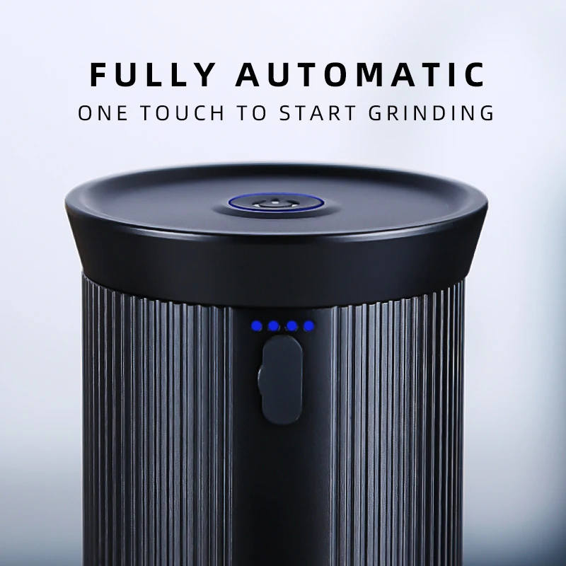 新型充電式自動エスプレッソバリスタCNC円錐形バリカッターコーヒー豆グラインダーマシン