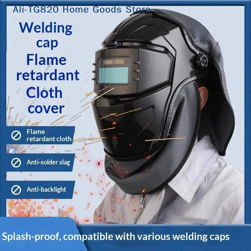[TG820]1 Set Welded Helmet Cover And Helmet Bib With Press Fit Seal Welded Accessories To Protect Neck
