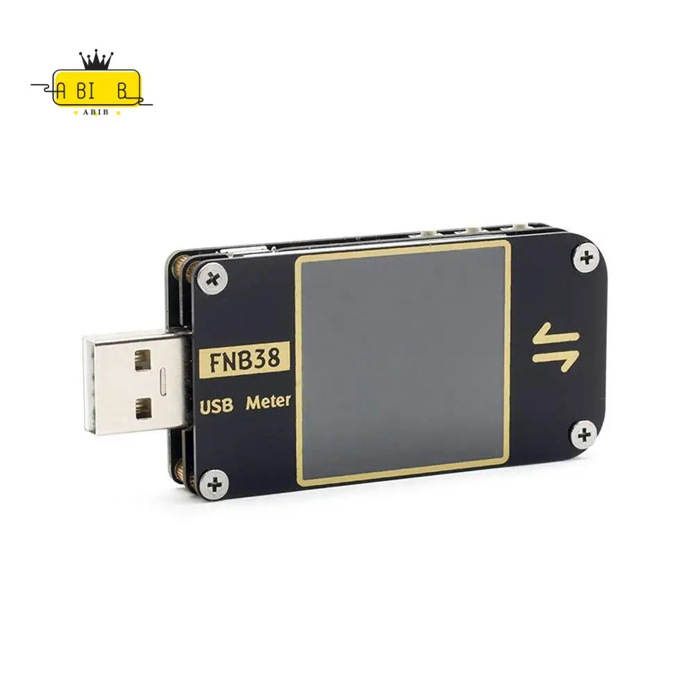 

Тестер измерителя мощности ABIB-USB USB-измеритель напряжения и тока FNB38 мультиметр для протокола быстрой зарядки QC4 + PD3.0 2.0