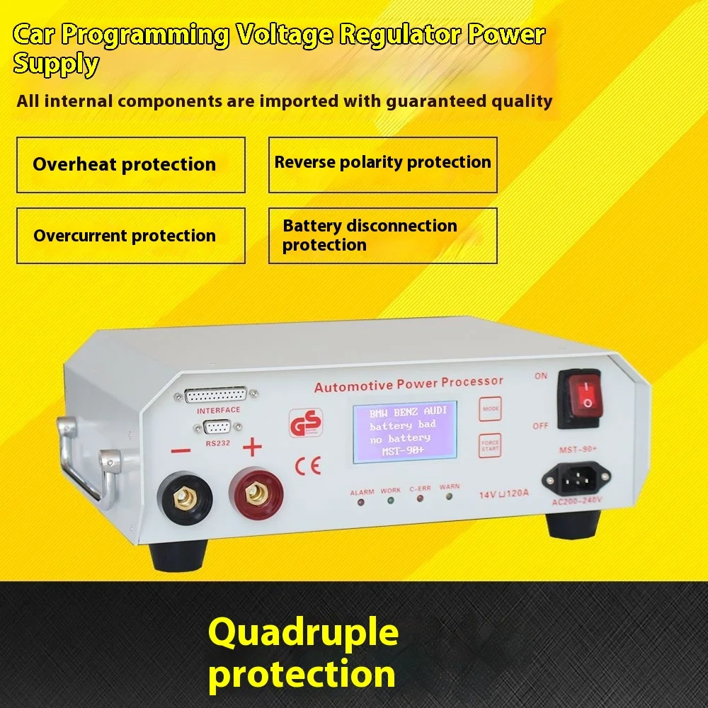 MST-90+ 14V 120A Automotive Voltage Regulator Stabilizer for Coding Power Processor Smart Car Program 220V/110V
